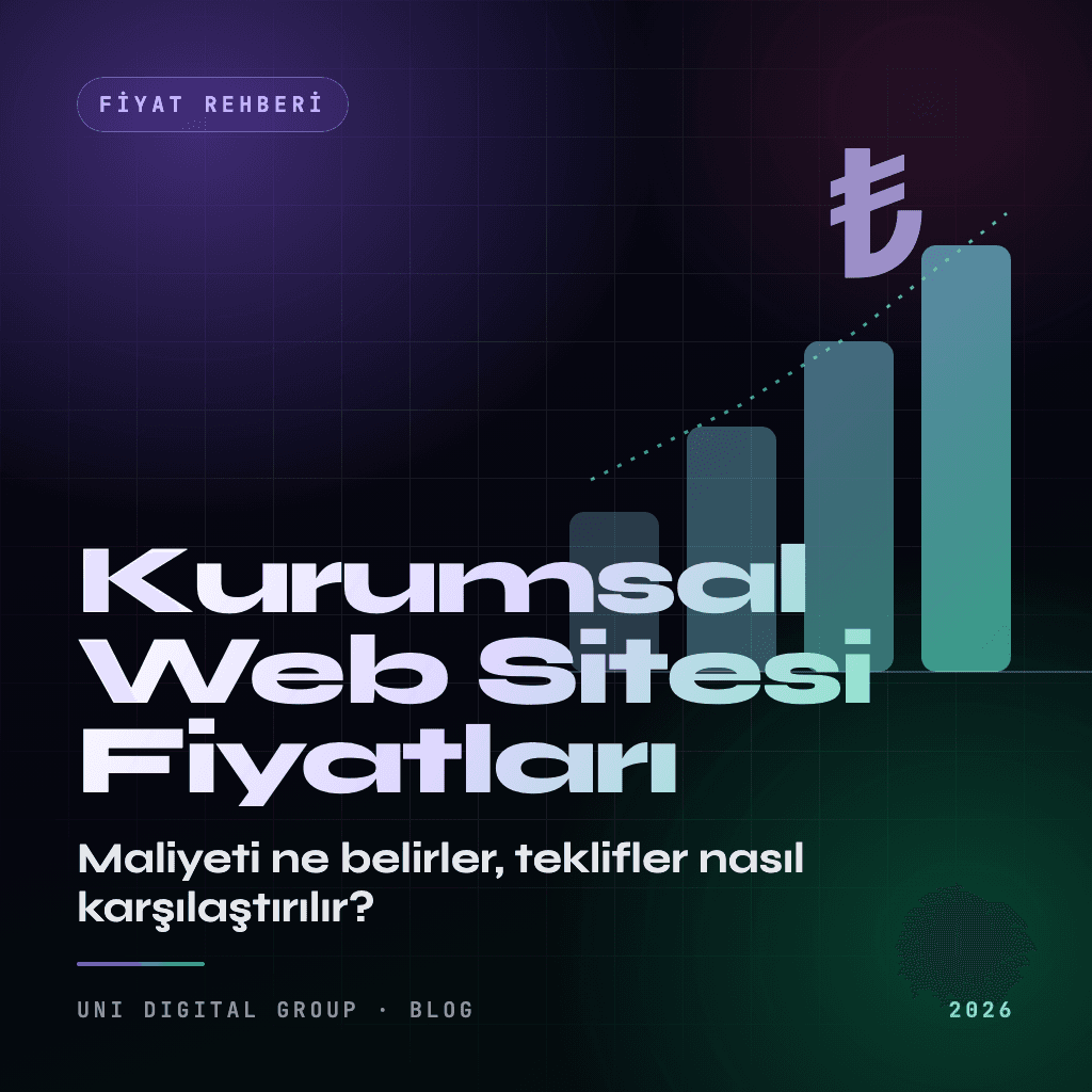 Kurumsal Web Sitesi Fiyatları 2026: Maliyeti Ne Belirler?